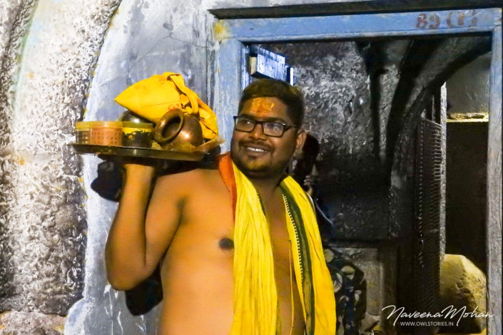 Priest at Khandoba Temple