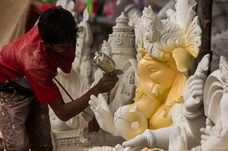 Ganpati, in the making!